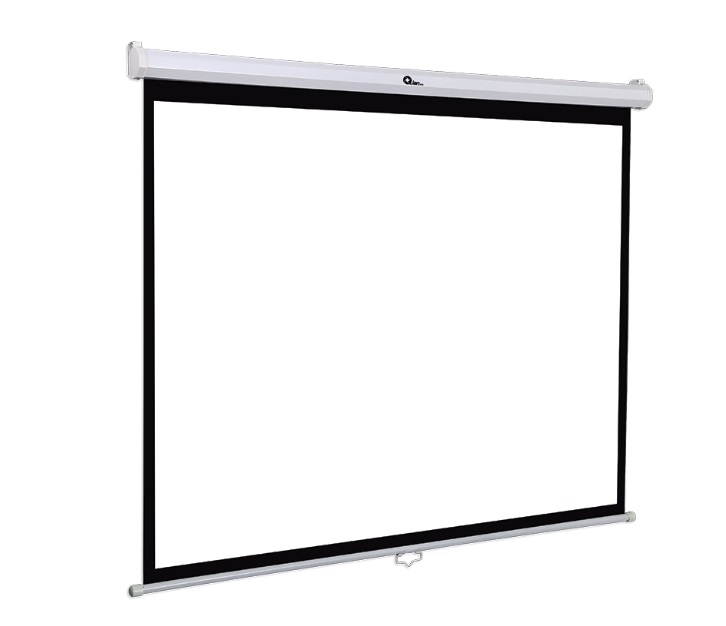 Pantalla proyección manual 120 pulgadas Qian QPG-69503 Blanco