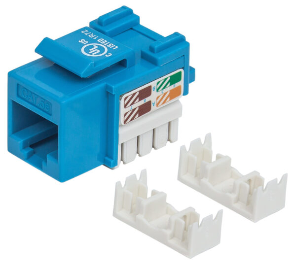 Keystone Jack CAT5E INTELLINET 210546 Azul