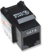 Keystone Jack INTELLINET 210720 Negro