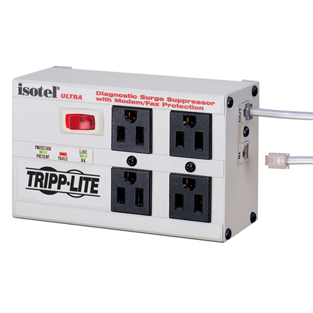 Supresor de Picos TRIPP-LITE ISOTEL4ULTRA 4
