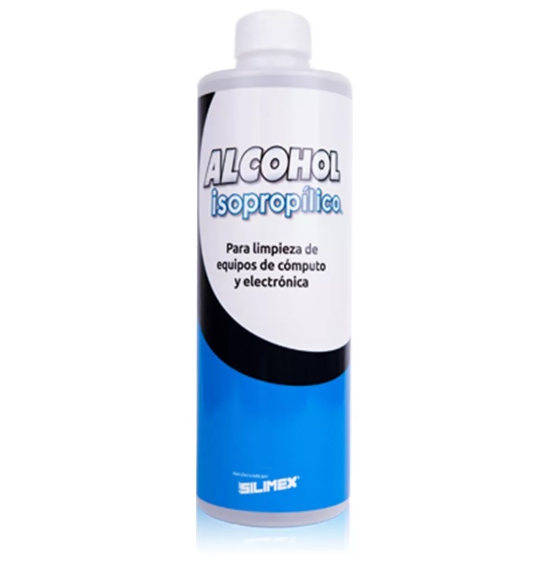Alcohol Isopropílico SILIMEX Envase: 500 ML Envase:500ML Color blanco