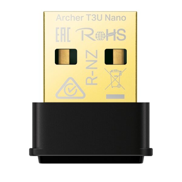 Adaptador USB TP-LINK AC1300 ARCHER T3U NANO 2.4 GHz / 5 GHz