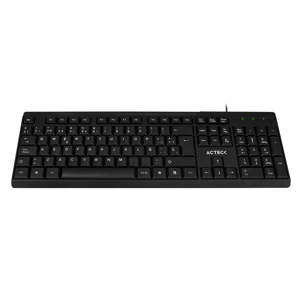 Teclado ACTECK TE-200 AC-928946 Negro