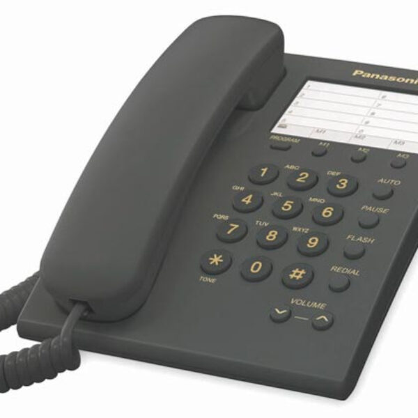Teléfono Analógico PANASONIC KX-TS550MEB Negro
