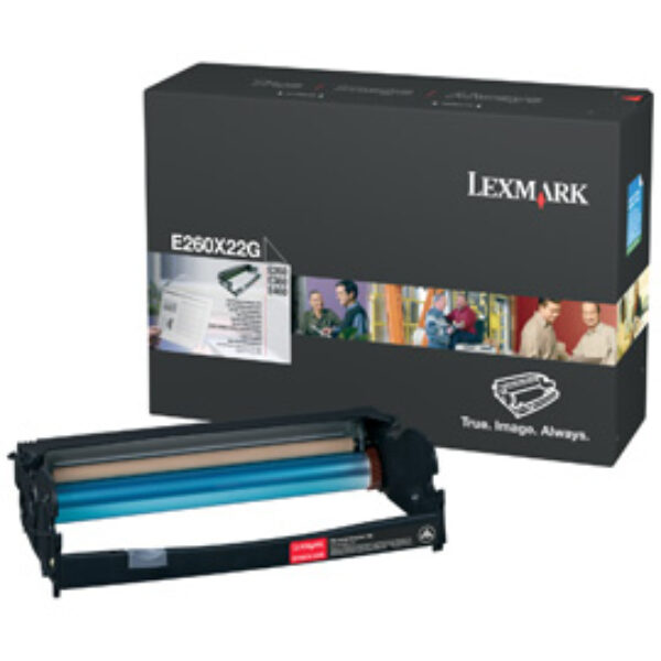 Fotoconductor LEXMARK - E260X22G Negro