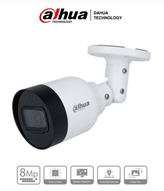 Cámara Bala IP Dahua Technology DH-IPC-HFW1830S-S6 IPC-HFW1830S-S6 Alámbrico