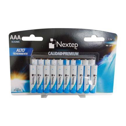 Pilas Nextep NE-281V 20 pieza(s)