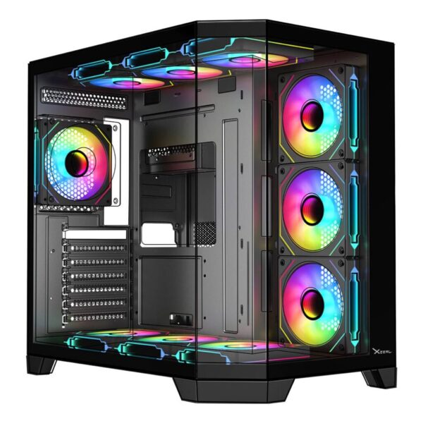 Gabinetes para Computadoras Xzeal X-Tron XZGAXT1B XZGAXT1B Negro