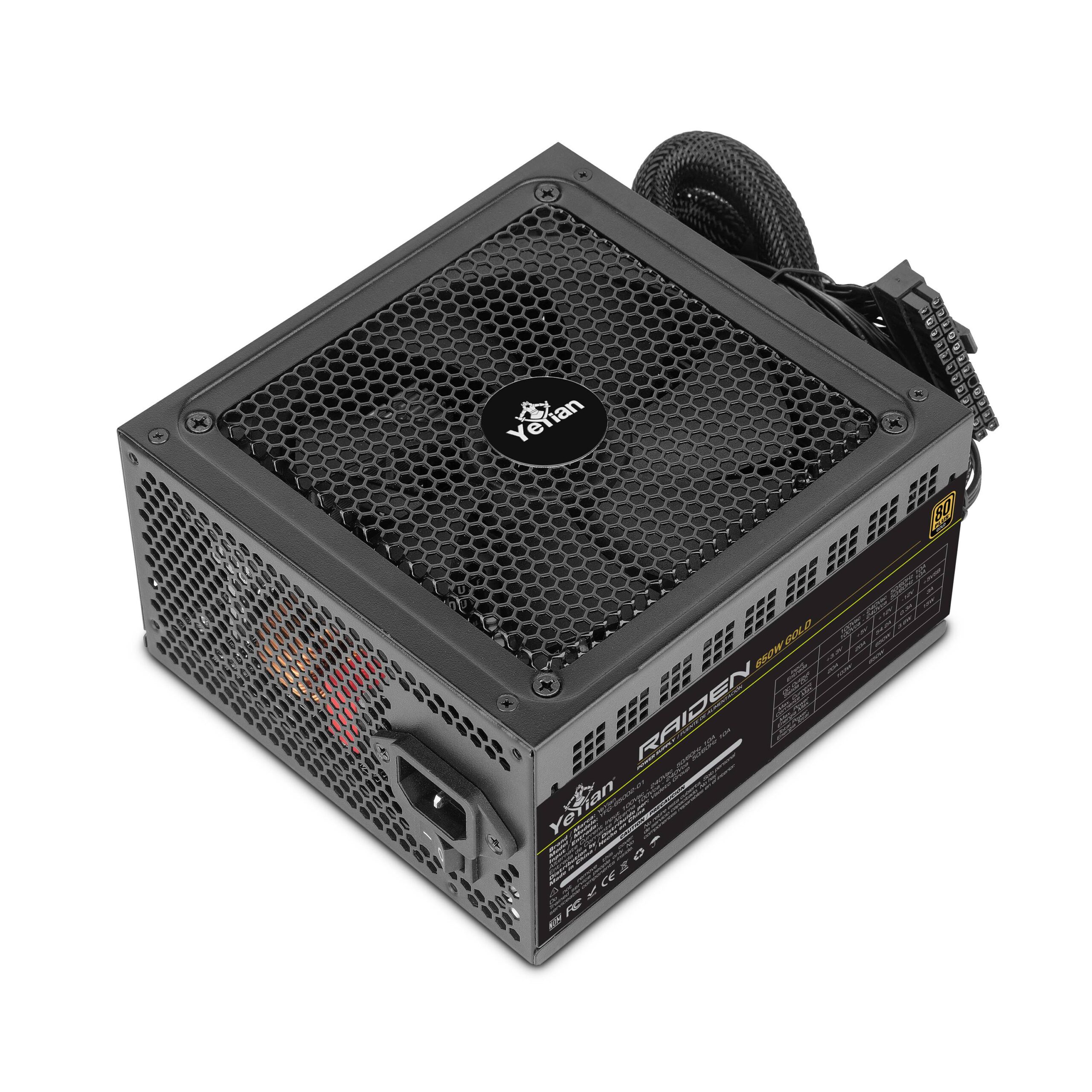 Fuente de poder Yeyian YFG-65002-01 Negro