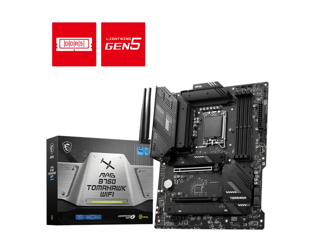 Motherboards Gaming MSI MAG B760 TOMAHAWK WIFI Intel