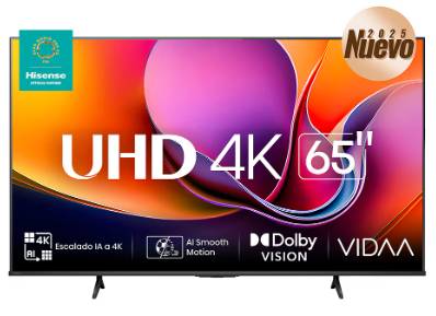 Televisiones Hisense 65A65NV 65 pulgadas