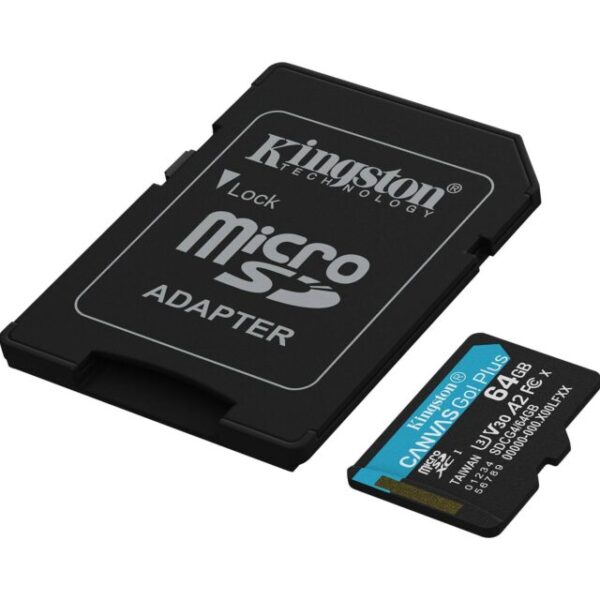 Memorias Flash Kingston Technology CANVAS GO PLUS GEN 4 SDCG4/64GB 64 GB