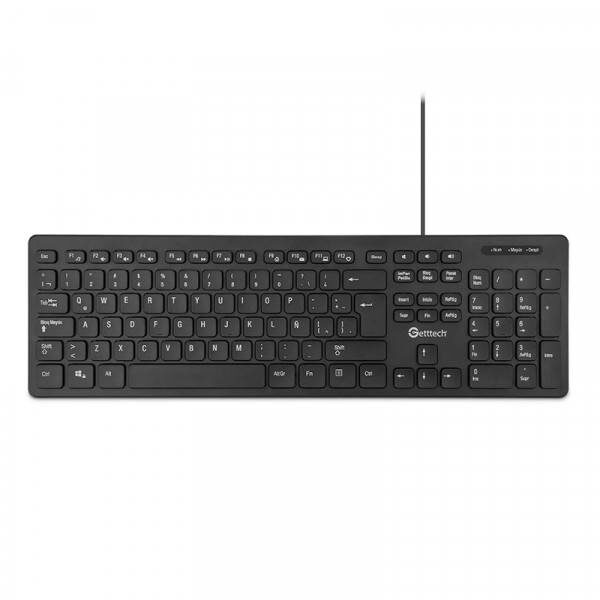 Teclados GETTTECH GGK-ESMWR-01 Negro