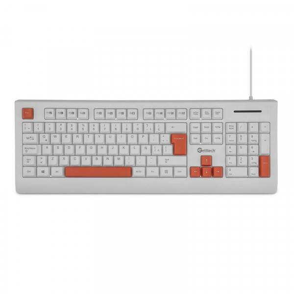 Teclados GETTTECH GGK-ESMWR-02-WH Blanco