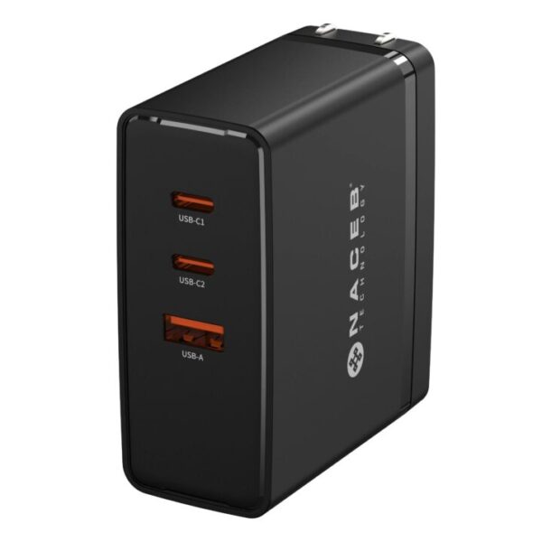 Cargadores Naceb Technology NA-0145 Negro
