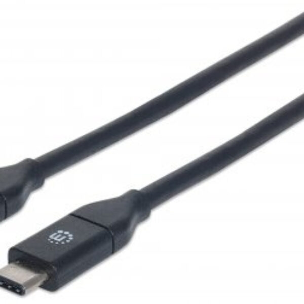 Cable USB C MANHATTAN 354899 Negro