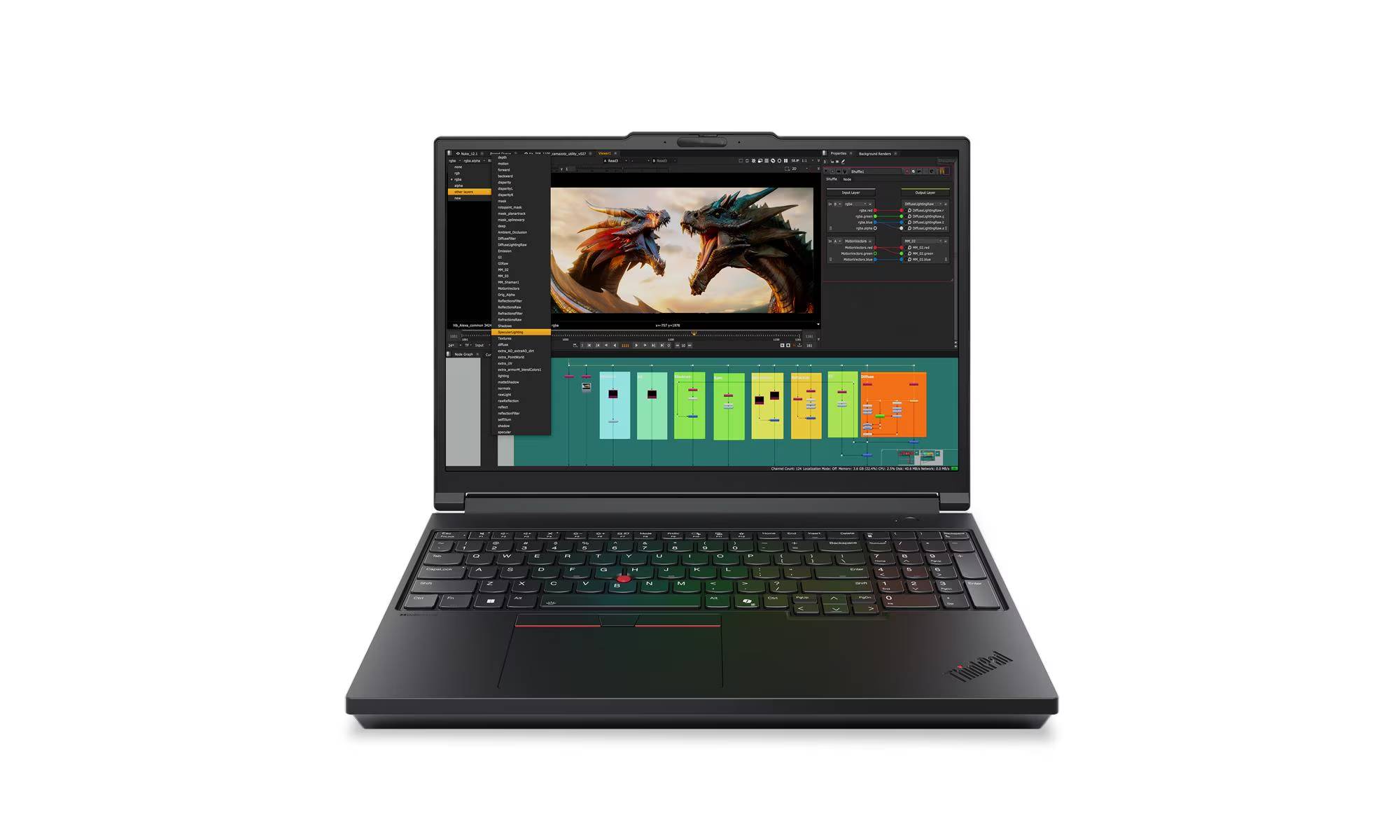 Workstations Móviles LENOVO 21RRS08500 2 TB SSD