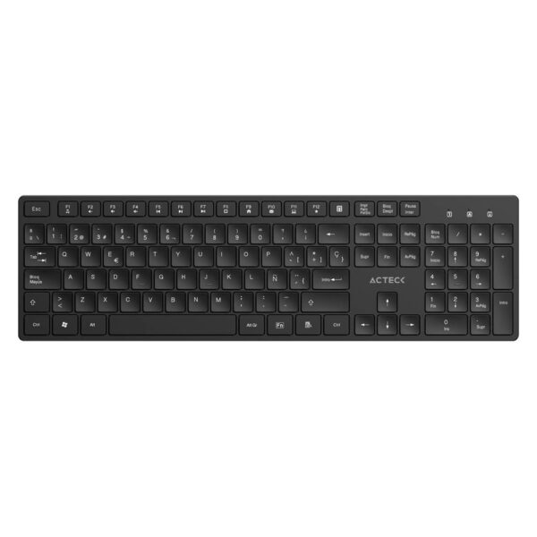 Teclados ACTECK VANTAGE AERO TI555 AC-943468 Negro