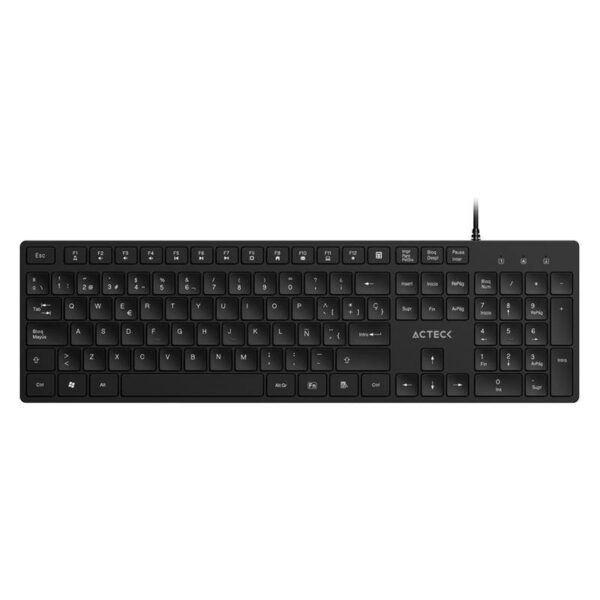 Teclados ACTECK VANTAGE AERO TA545 AC-943475 Negro