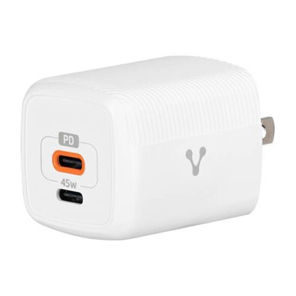 Cargador VORAGO AU-402-WH Blanco