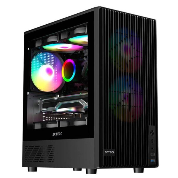 Gabinetes Gaming ACTECK ZYRON GC606 AC-943819 Negro