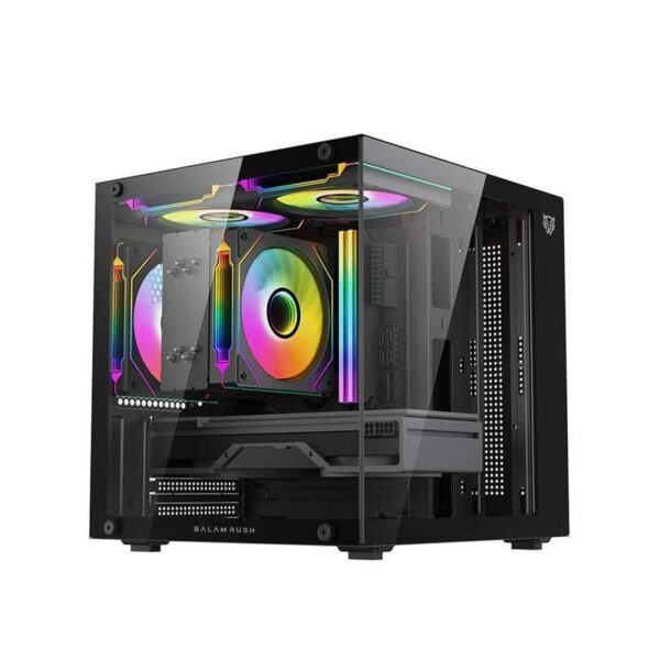 Gabinetes Gaming Balam Rush TANK GLOW MINI 3500 BR-943871 Negro