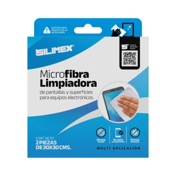 Microfibra limpiadora SILIMEX 750300219645 Blanco