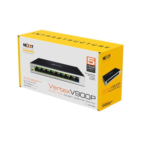 Switch NEXXT NSW-V900P NW235NXT04 9 puertos