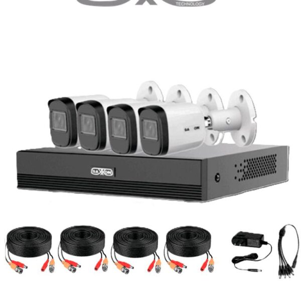 Kit de videovigilancia SAXXON KIT/XVR1E04-I/4-B20M-