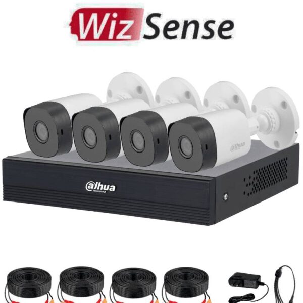 Kits de Videovigilancia Dahua Technology KITXVR1B04-I/T/4-B1A11N 1 MP