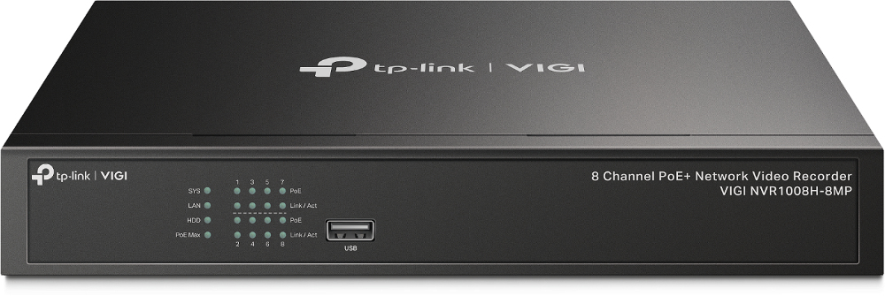 Grabador TP-LINK VIGI NVR1008H-8MP 8