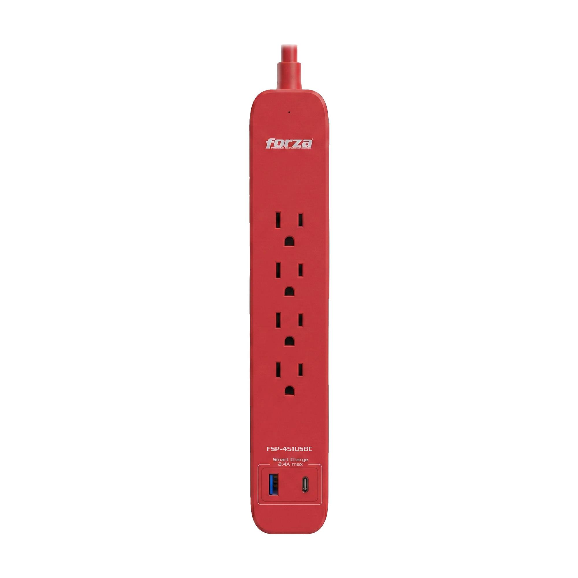 Supresores FORZA SUPRESOR DE PICOS FSP-451USBCRD 4