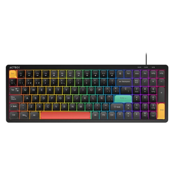 Teclados Gaming ACTECK TA780 AC-945882 Negro