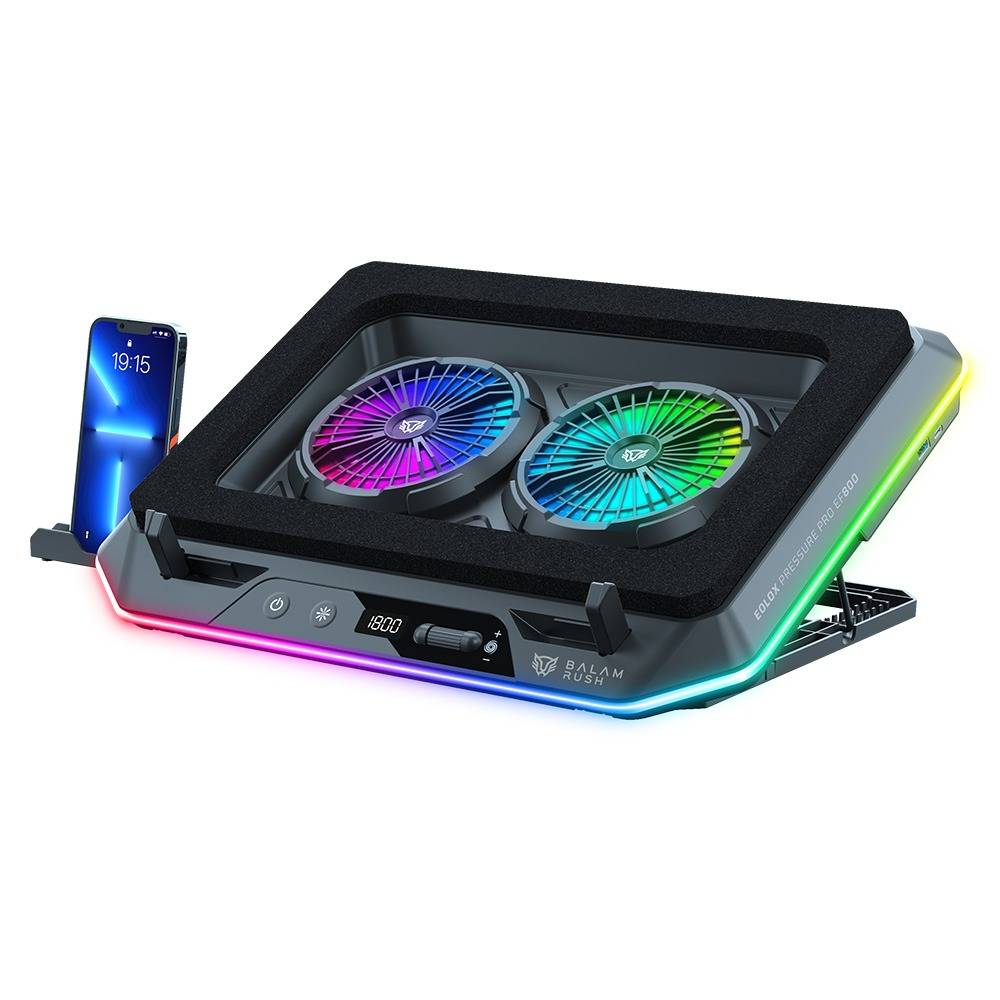 Bases Enfriadoras Balam Rush Eolox Pressure Pro EF800 BR-945844 Negro