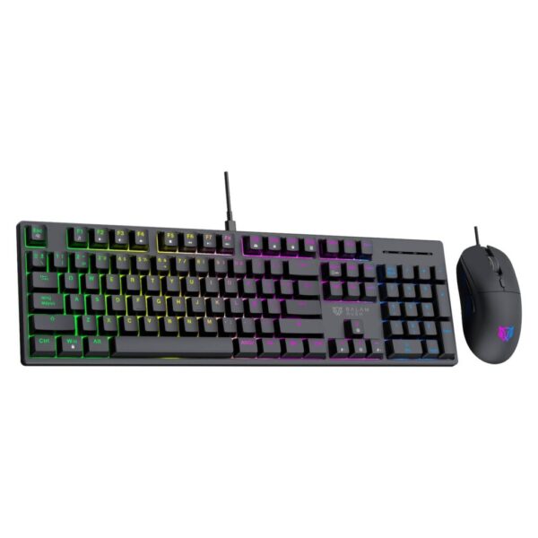 Kits de Teclado y Mouse Gaming Balam Rush Fusion Vanguard BR-945745 Negro